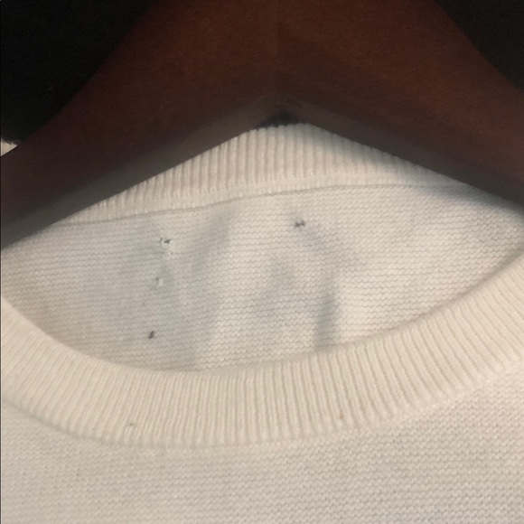 Men's Cream Sweater with Stripes - Picture 2 of 7